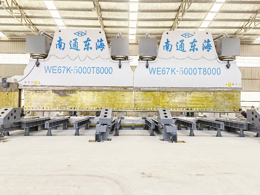 2xWE67K-5000T8000 CNC press brake in tandem